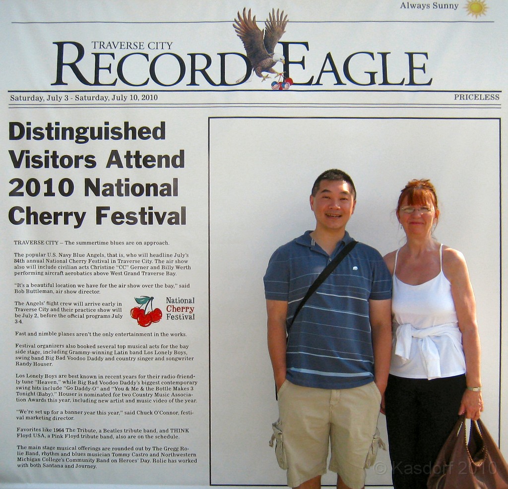 Michigan TC 2010-07 0961.jpg - The Michigan West Coast Tour of July 2010. From Luddington State Park to Traverse City for the Cherry Festival!